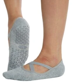 Tavi Chloe Barre Grip Socks Stone