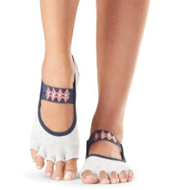 Toesox Mia Half-Toe Yoga Grip Socks Yonder
