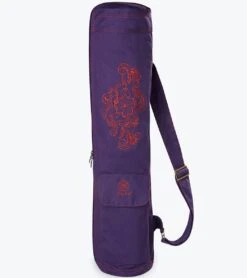 Gaiam Aubergine Embroidered Cargo Yoga Mat Bags -Hot Sale Everyday Yoga Store 1740412256291 aubergine