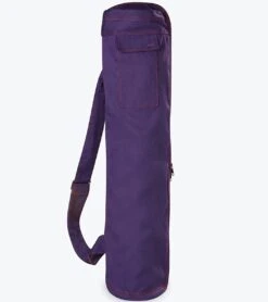 Gaiam Aubergine Embroidered Cargo Yoga Mat Bags -Hot Sale Everyday Yoga Store 1740412256291 aubergine 3a