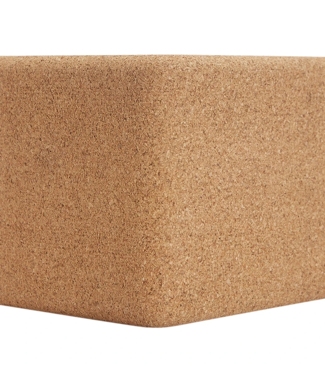 Everyday Yoga Cork Yoga Block 5 Inch Natural 3 Everyday Yoga Cork Yoga Block 5 Inch Natural - Image 3