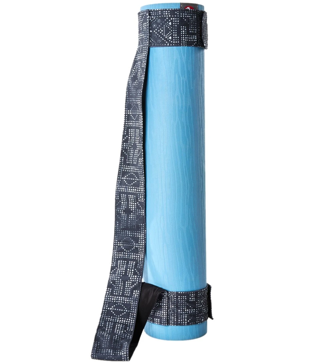 PrAna Tote Yoga Mat Holder Black Mosaic 1 PrAna Tote Yoga Mat Holder Black Mosaic