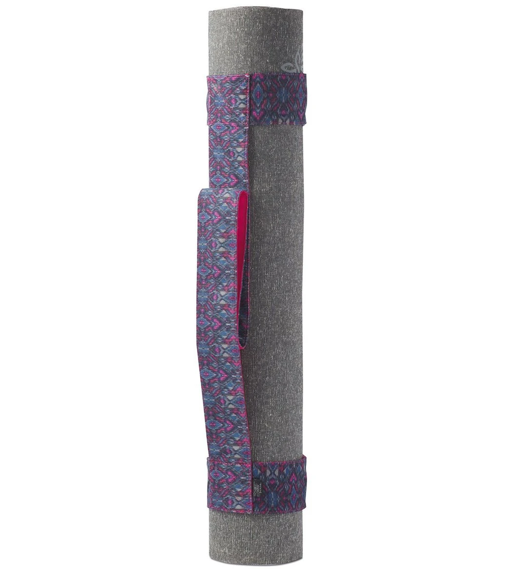 PrAna Tote Yoga Mat Holder Sapphire Flores 1 PrAna Tote Yoga Mat Holder Sapphire Flores