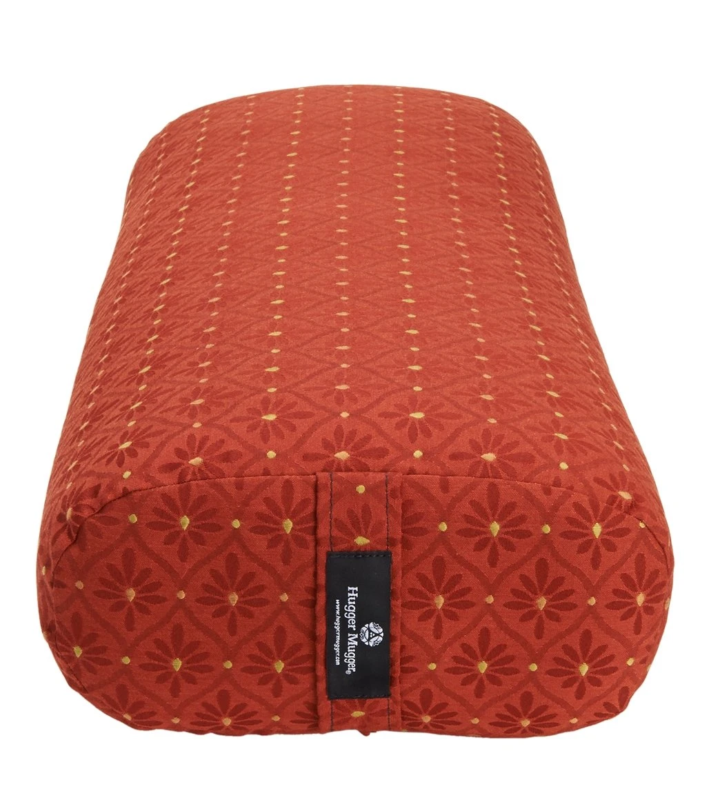 Hugger Mugger Standard Printed Yoga Bolster Harvest Flower 2 Hugger Mugger Standard Printed Yoga Bolster Harvest Flower - Image 2