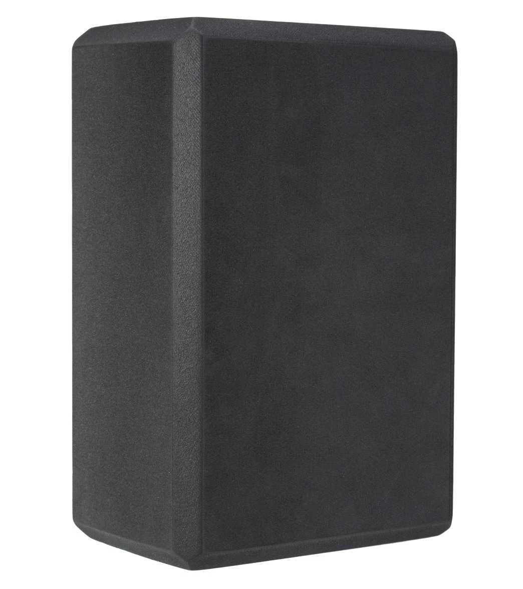Halfmoon 4" Foam Yoga Block Charcoal 1 Halfmoon 4" Foam Yoga Block Charcoal