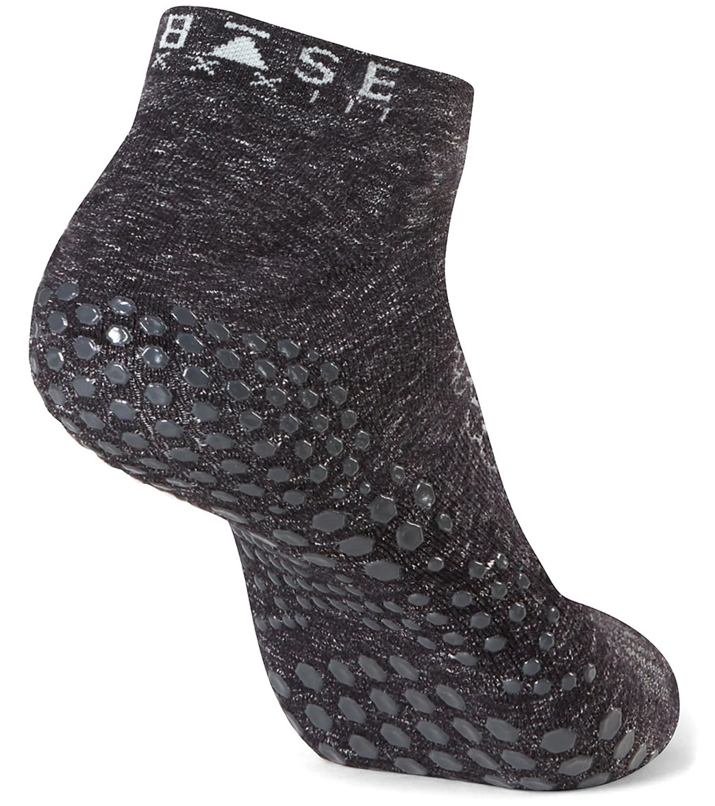 BASE 33 Unisex Low Rise Yoga Socks Charcoal Grey 1 BASE 33 Unisex Low Rise Yoga Socks Charcoal Grey