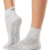 Toesox Ankle Length Full-Toe Yoga Grip Socks Ciao