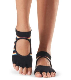 Toesox Bellarina Half-Toe Yoga Grip Socks Mystique