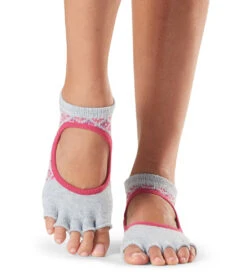 Toesox Bellarina Half-Toe Yoga Grip Socks Siesta