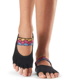 Toesox Mia Half-Toe Yoga Grip Socks Au Revoir
