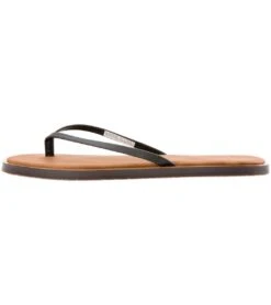 Sanuk Women's Yoga Aurora Flip Flop -Hot Sale Everyday Yoga Store 4429070467115 black 2a 1