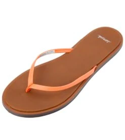 Sanuk Women's Yoga Aurora Flip Flop Hot Coral -Hot Sale Everyday Yoga Store 4429070499883 hotcoral