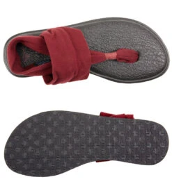 Sanuk Women's Yoga Sling 2 Sandal Burgundy -Hot Sale Everyday Yoga Store 4429071155243 burgundy 4a