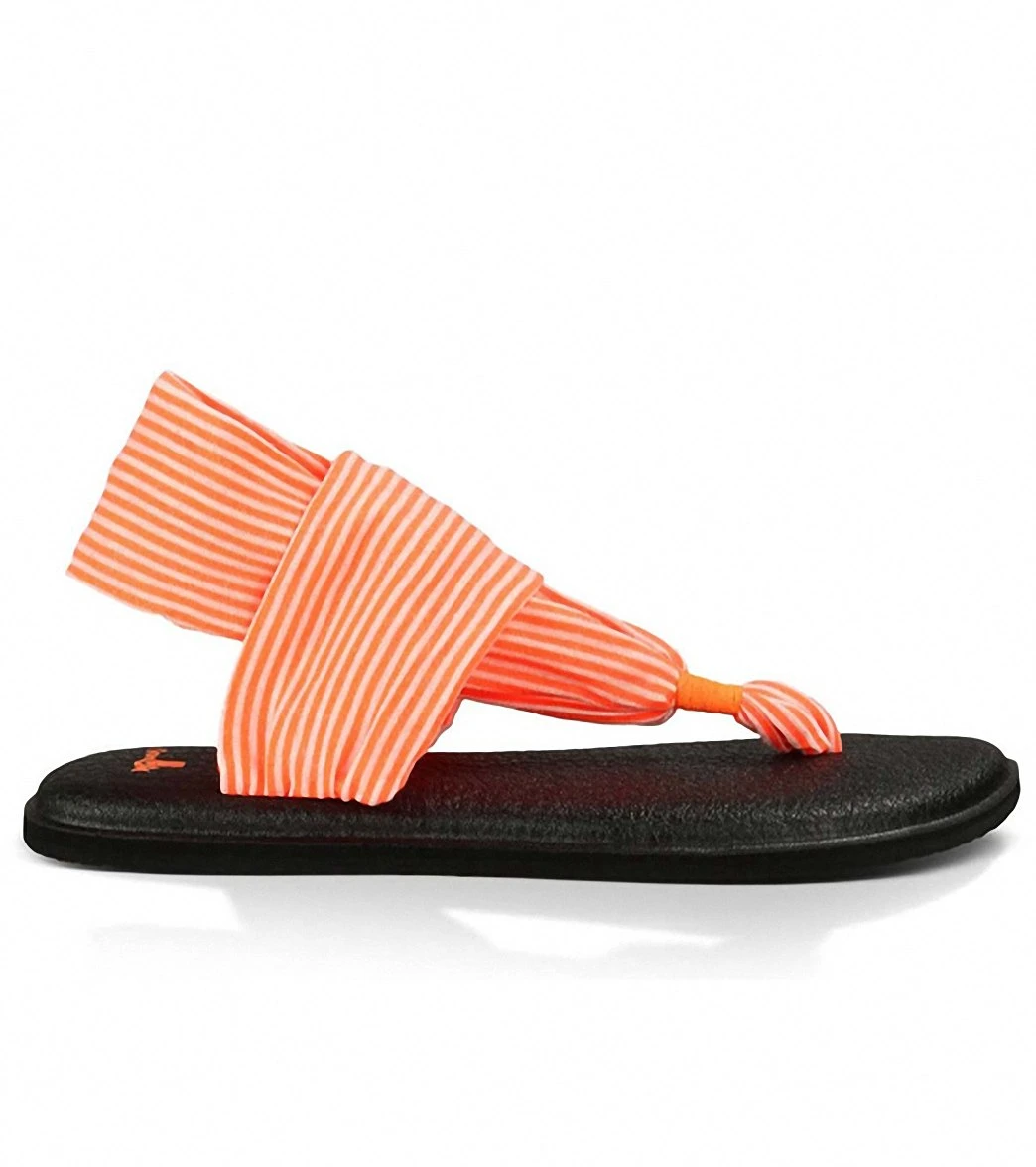 Sanuk Women's Yoga Sling 2 Sandal Neon Orange 1 Sanuk Women's Yoga Sling 2 Sandal Neon Orange