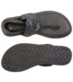 Sanuk Women's Yoga Sling 2 Metallic Sandal Black Rainbow 6 Sanuk Women's Yoga Sling 2 Metallic Sandal Black Rainbow -Hot Sale Everyday Yoga Store 4429072269355 blackrainbow 4a