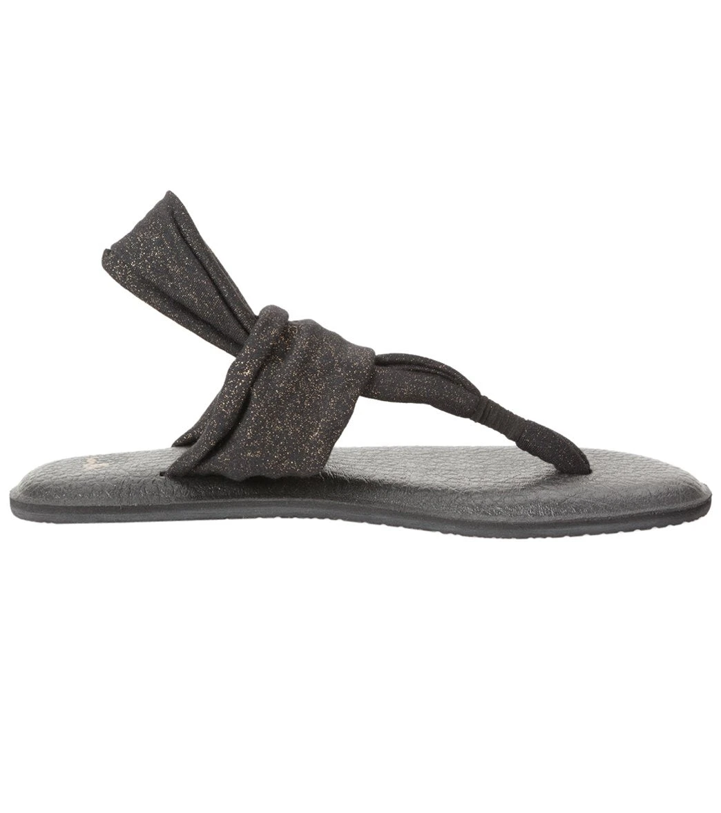 Sanuk Women's Yoga Sling 2 Metallic Sandal Gold 2 Sanuk Women's Yoga Sling 2 Metallic Sandal Gold - Image 2