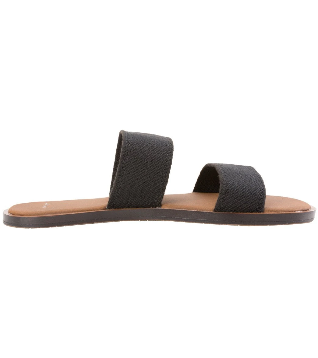 Sanuk Women's Yoga Gora Gora Sandal Black 2 Sanuk Women's Yoga Gora Gora Sandal Black - Image 2
