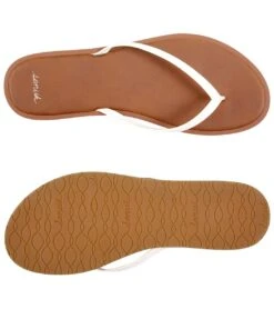 Sanuk Women's Yoga Aurora Flip Flop White -Hot Sale Everyday Yoga Store 4429072859179 white 4a