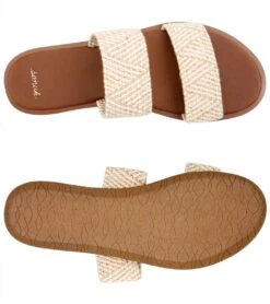 Sanuk Women's Yoga Gora Gora TX Slide Sandal Natural -Hot Sale Everyday Yoga Store 4429073023019 natural 4a