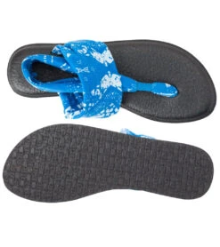 Sanuk Yoga Sling 2 Prints Sandal Bright Blue Tribal -Hot Sale Everyday Yoga Store 4429073678379 brightbluetribal 4a