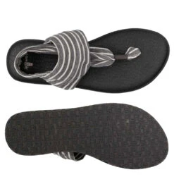 Sanuk Yoga Sling 2 Prints Sandal -Hot Sale Everyday Yoga Store 4429073776683 charcoalnaturalstripes 3a