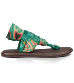 Sanuk Yoga Sling 2 Prints Sandal Teal/Multi -Hot Sale Everyday Yoga Store 4429073973291 tealmulti
