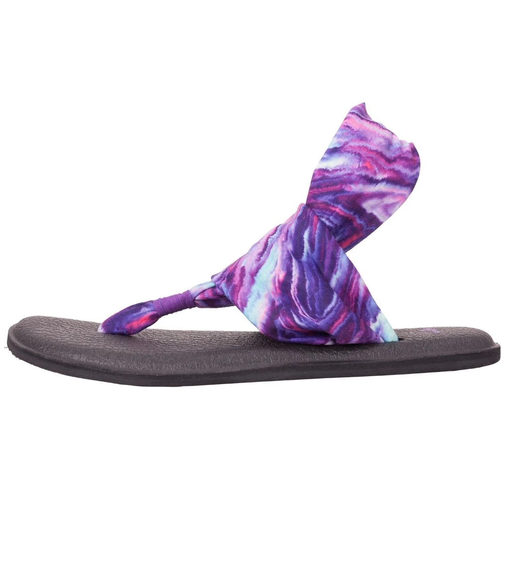 Sanuk Yoga Sling 2 Prints Sandal Purple/Blue Marble 1 Sanuk Yoga Sling 2 Prints Sandal Purple/Blue Marble