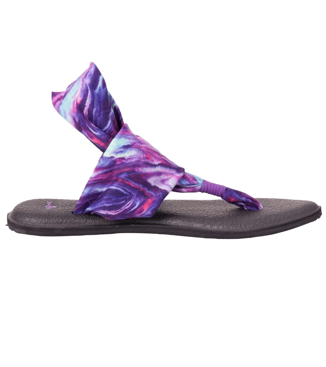 Sanuk Yoga Sling 2 Prints Sandal Purple/Blue Marble 2 Sanuk Yoga Sling 2 Prints Sandal Purple/Blue Marble - Image 2
