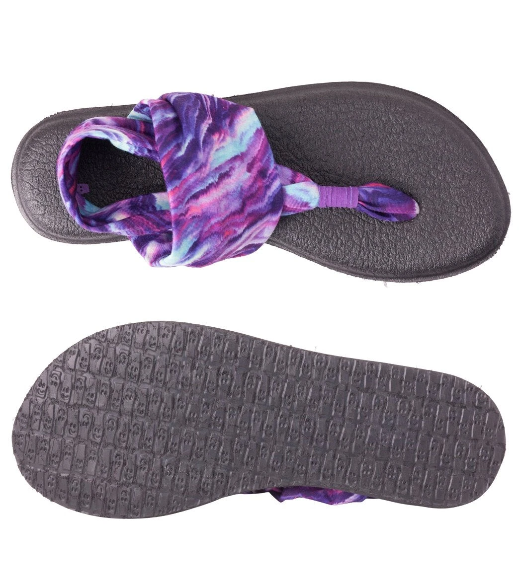 Sanuk Yoga Sling 2 Prints Sandal Purple/Blue Marble 3 Sanuk Yoga Sling 2 Prints Sandal Purple/Blue Marble - Image 3