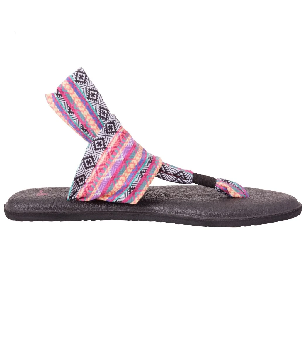 Sanuk Yoga Sling 2 Prints Sandal Magenta/Multi Tribal Stripe 2 Sanuk Yoga Sling 2 Prints Sandal Magenta/Multi Tribal Stripe - Image 2