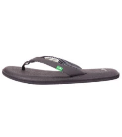 Sanuk Women's Yoga Chakra Flip Flop Black