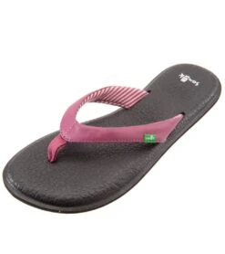 Sanuk Women's Yoga Chakra Flip Flop Dusty Boysenberry -Hot Sale Everyday Yoga Store 4429074694187 dustyboysenberry