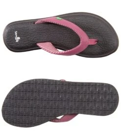 Sanuk Women's Yoga Chakra Flip Flop Dusty Boysenberry -Hot Sale Everyday Yoga Store 4429074694187 dustyboysenberry 4a