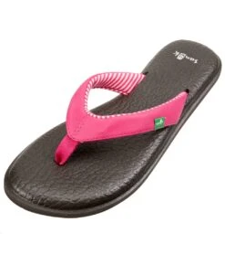 Sanuk Women's Yoga Chakra Flip Flop Fuchsia -Hot Sale Everyday Yoga Store 4429074759723 fuchsia