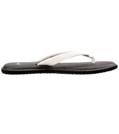 Sanuk Women's Yoga Chakra Flip Flop -Hot Sale Everyday Yoga Store 4429074792491 white 3a