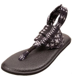 Sanuk Women's Yoga Sling 2 Prints Sandal -Hot Sale Everyday Yoga Store 4429075054635 blacknaturalkoatribal
