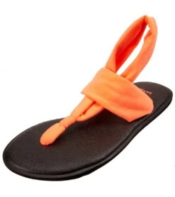Sanuk Girl's Yoga Sling Burst Sandal Tropical Papayal -Hot Sale Everyday Yoga Store 4429075251243 tropicalpapayal 1
