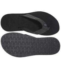 Sanuk Women's Yoga Mat Stacker Flip Flop -Hot Sale Everyday Yoga Store 4429075349547 black 4a