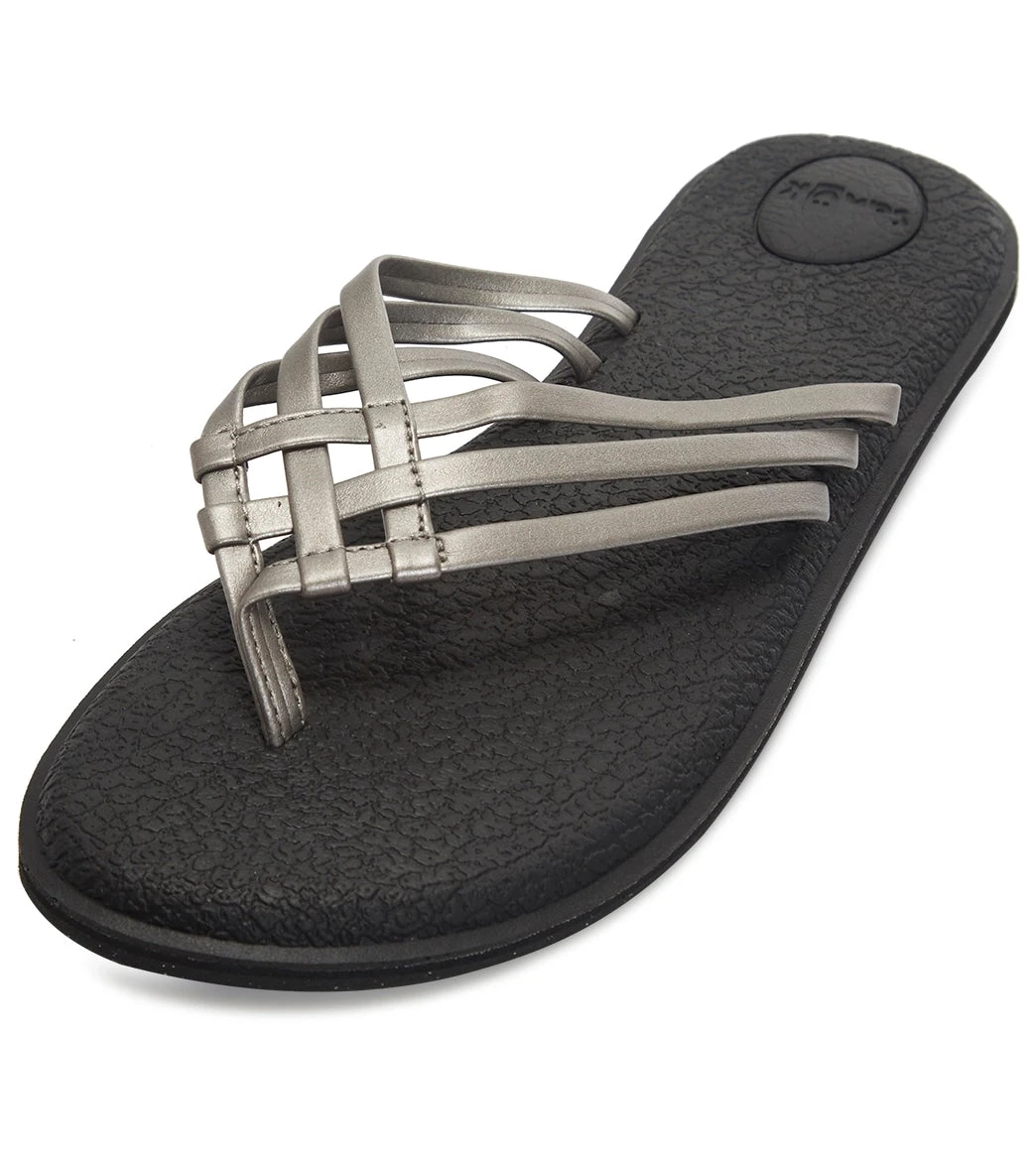 Sanuk Women's Yoga Salty Metallic Sandal 1 Sanuk Women's Yoga Salty Metallic Sandal