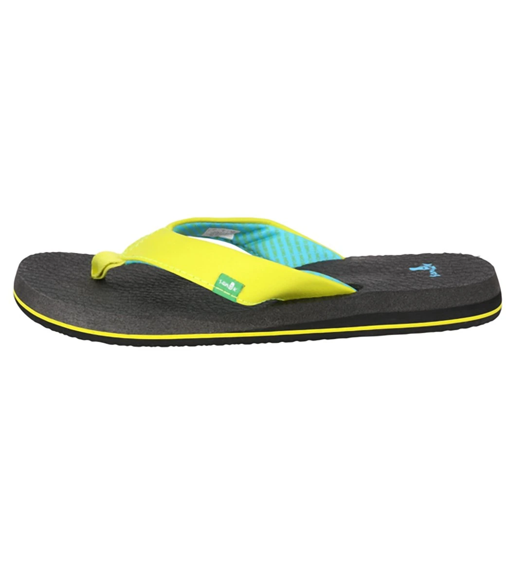 Sanuk Women's Yoga Mat Flip Flop Lime 2 Sanuk Women's Yoga Mat Flip Flop Lime - Image 2