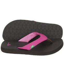 Sanuk Women's Yoga Mat Flip Flop Pink 10 Sanuk Women's Yoga Mat Flip Flop Pink -Hot Sale Everyday Yoga Store 4429076430891 pink 4a 1