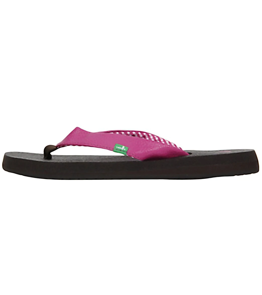 Sanuk Women's Yoga Mat Flip Flop Pink 4 Sanuk Women's Yoga Mat Flip Flop Pink - Image 4