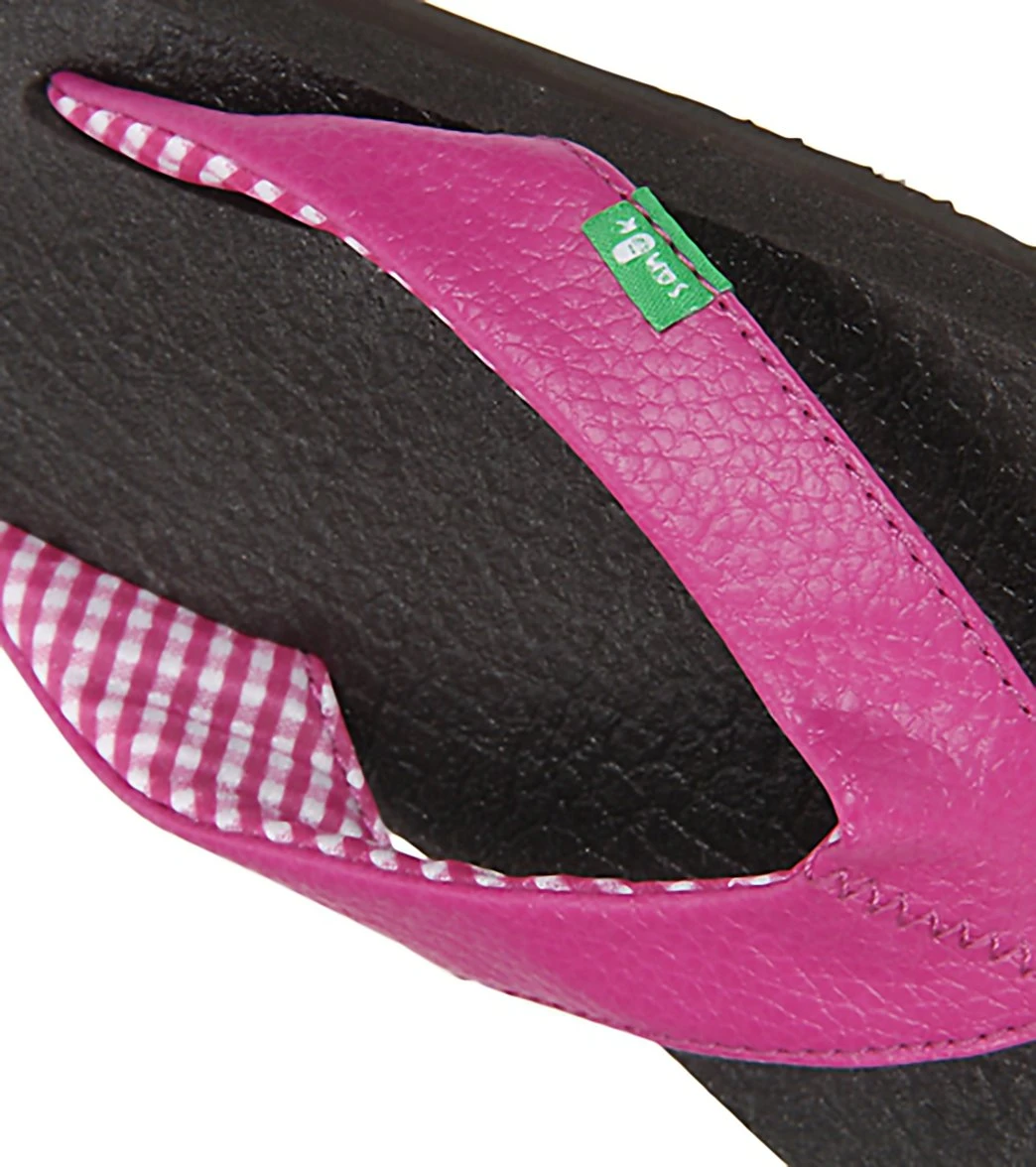 Sanuk Women's Yoga Mat Flip Flop Pink 7 Sanuk Women's Yoga Mat Flip Flop Pink - Image 7