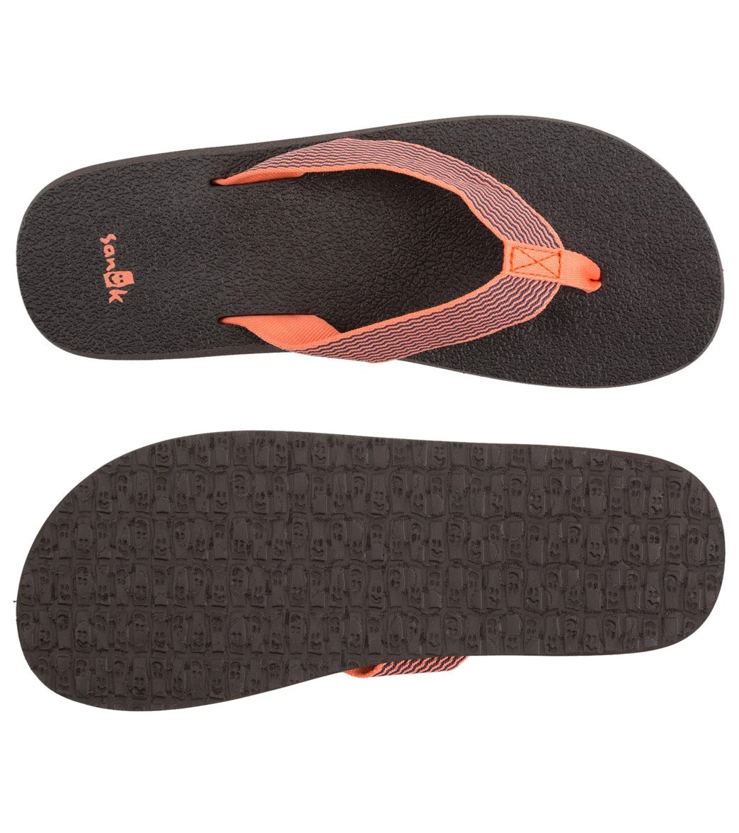 Sanuk Women's Yoga Mat Webbing Flip Flop 4 Sanuk Women's Yoga Mat Webbing Flip Flop - Image 4