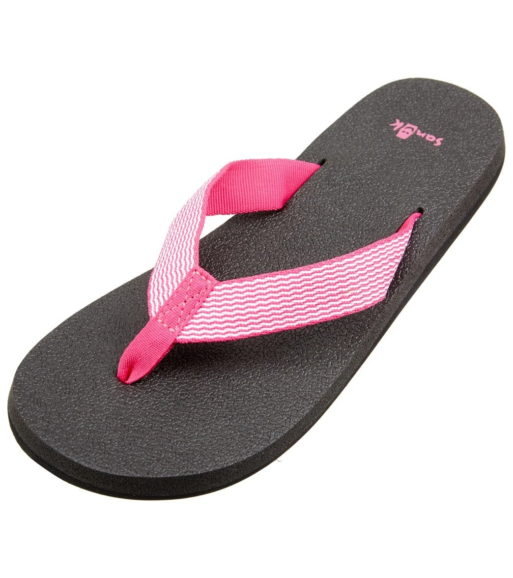 Sanuk Women's Yoga Mat Webbing Flip Flop 6 Sanuk Women's Yoga Mat Webbing Flip Flop - Image 6