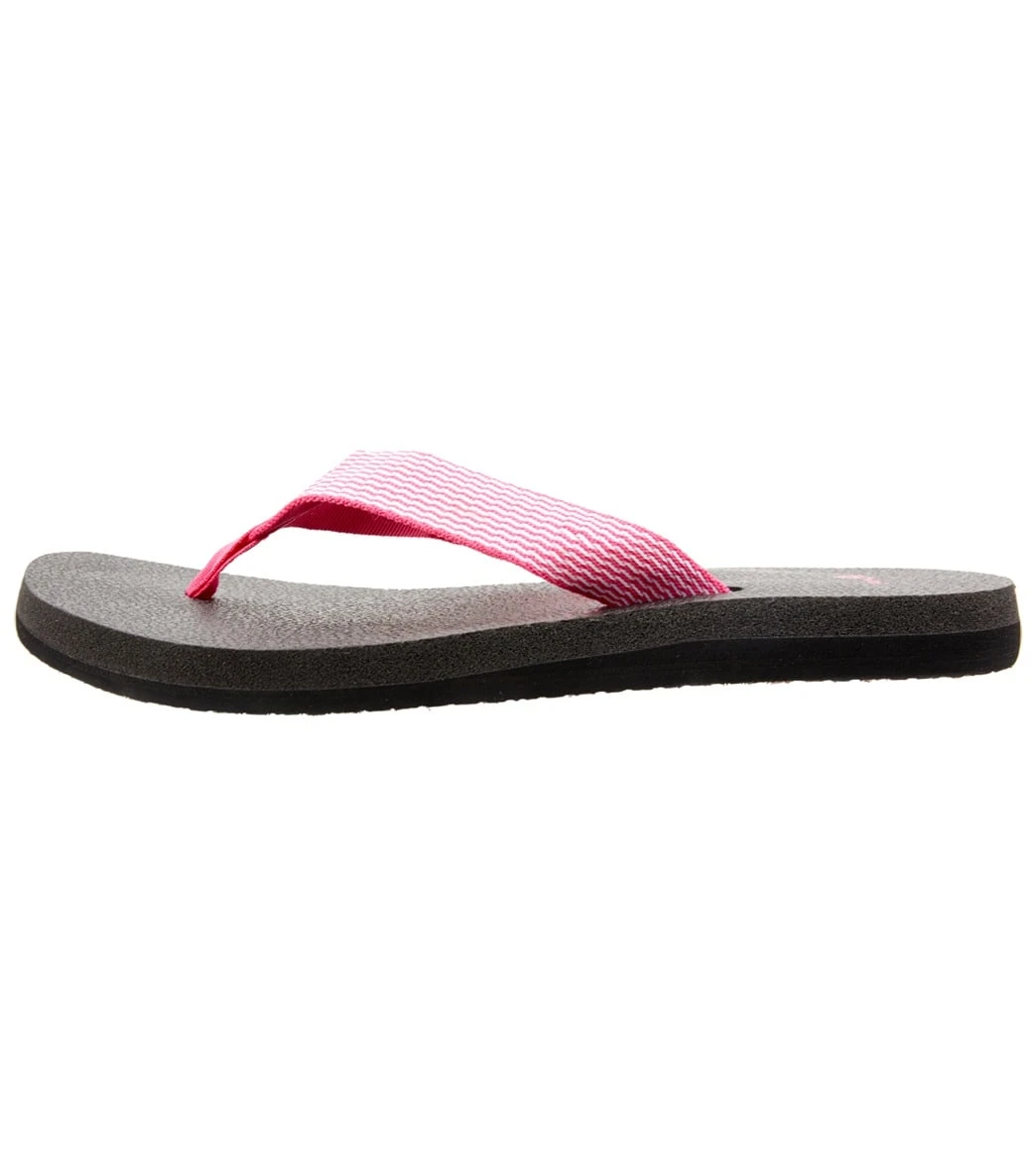 Sanuk Women's Yoga Mat Webbing Flip Flop 7 Sanuk Women's Yoga Mat Webbing Flip Flop - Image 7