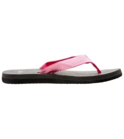 Sanuk Women's Yoga Mat Webbing Flip Flop 27 Sanuk Women's Yoga Mat Webbing Flip Flop -Hot Sale Everyday Yoga Store 4429077577771 fuchsiawhite 3a