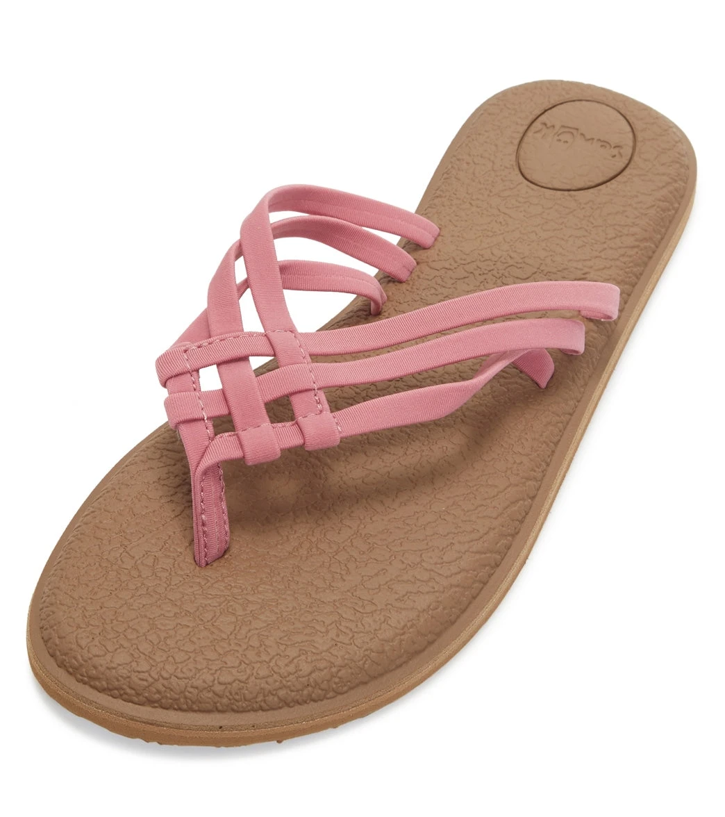 Sanuk Women's Yoga Salty Sandal Heather Rose 4 Sanuk Women's Yoga Salty Sandal Heather Rose - Image 4