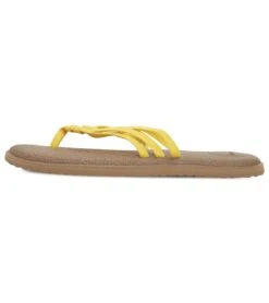Sanuk Women's Yoga Salty Sandal -Hot Sale Everyday Yoga Store 4429078429739 goldenrod 2a