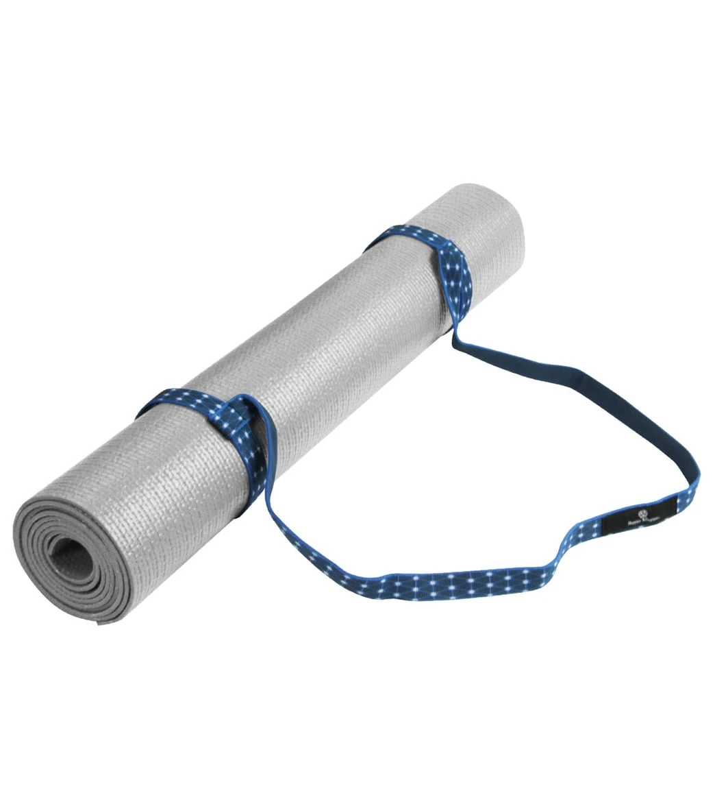 Hugger Mugger Simple Yoga Mat Sling Atomic Blue 2 Hugger Mugger Simple Yoga Mat Sling Atomic Blue - Image 2